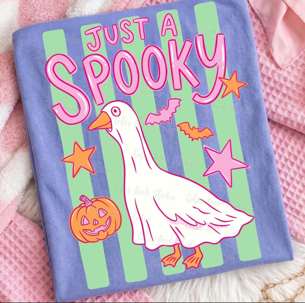Just a spooky goose tee