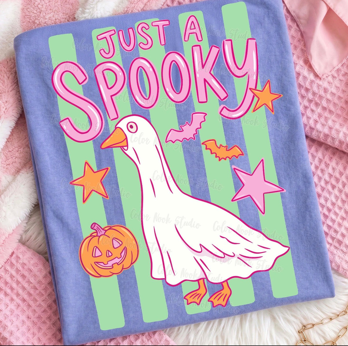 Just a spooky goose tee