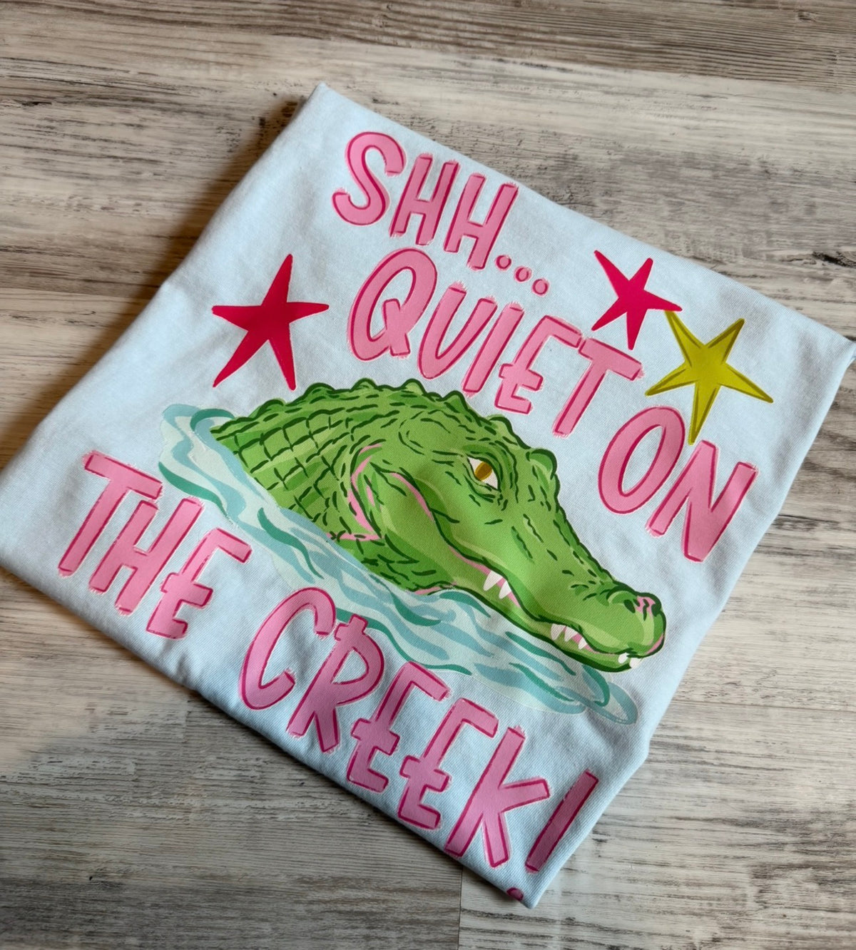 Quiet on the Creek Tee