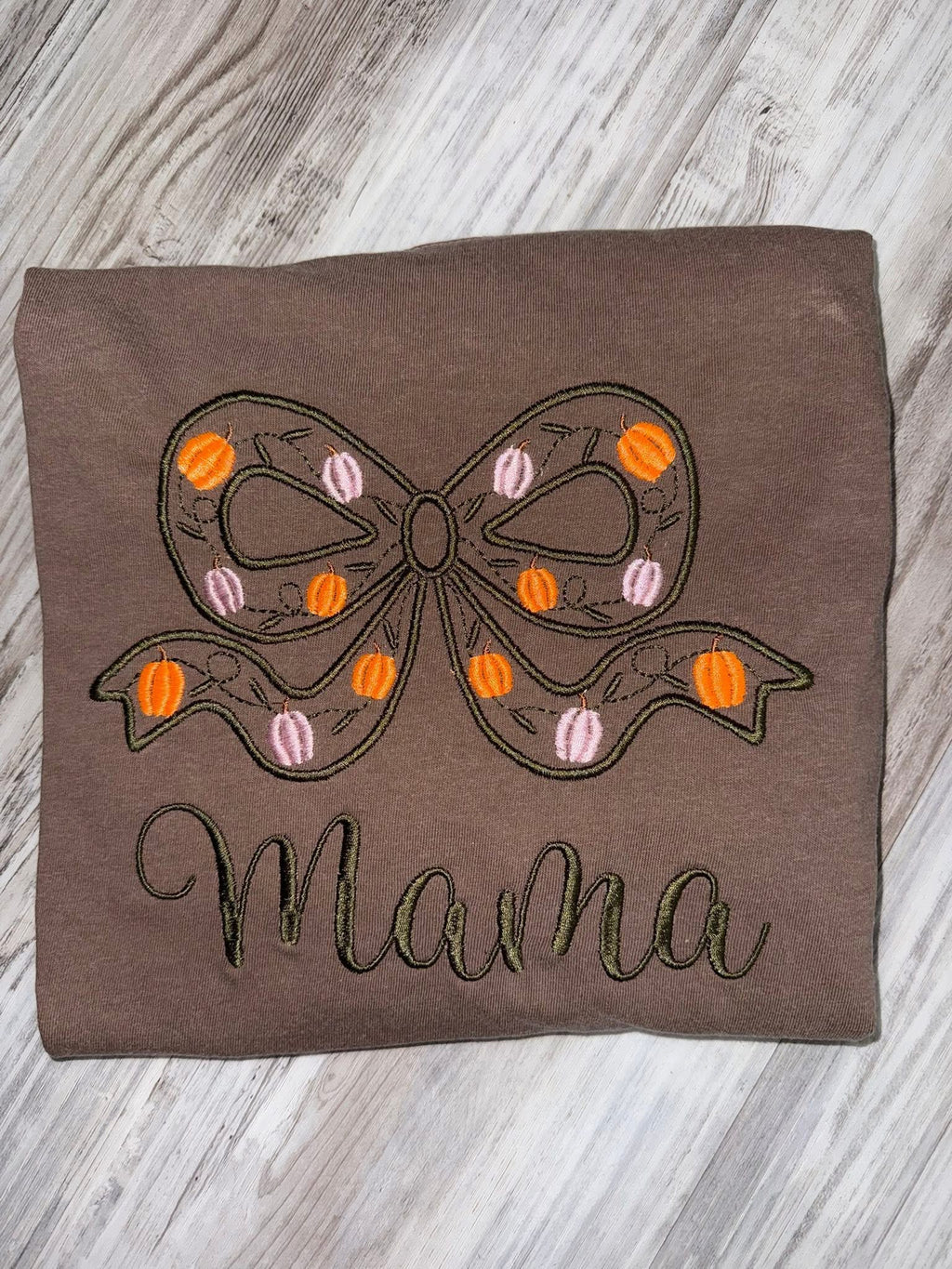 Mama Fall Bow Sweatshirt
