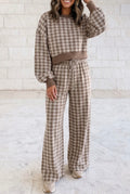 Plaid Pants Set