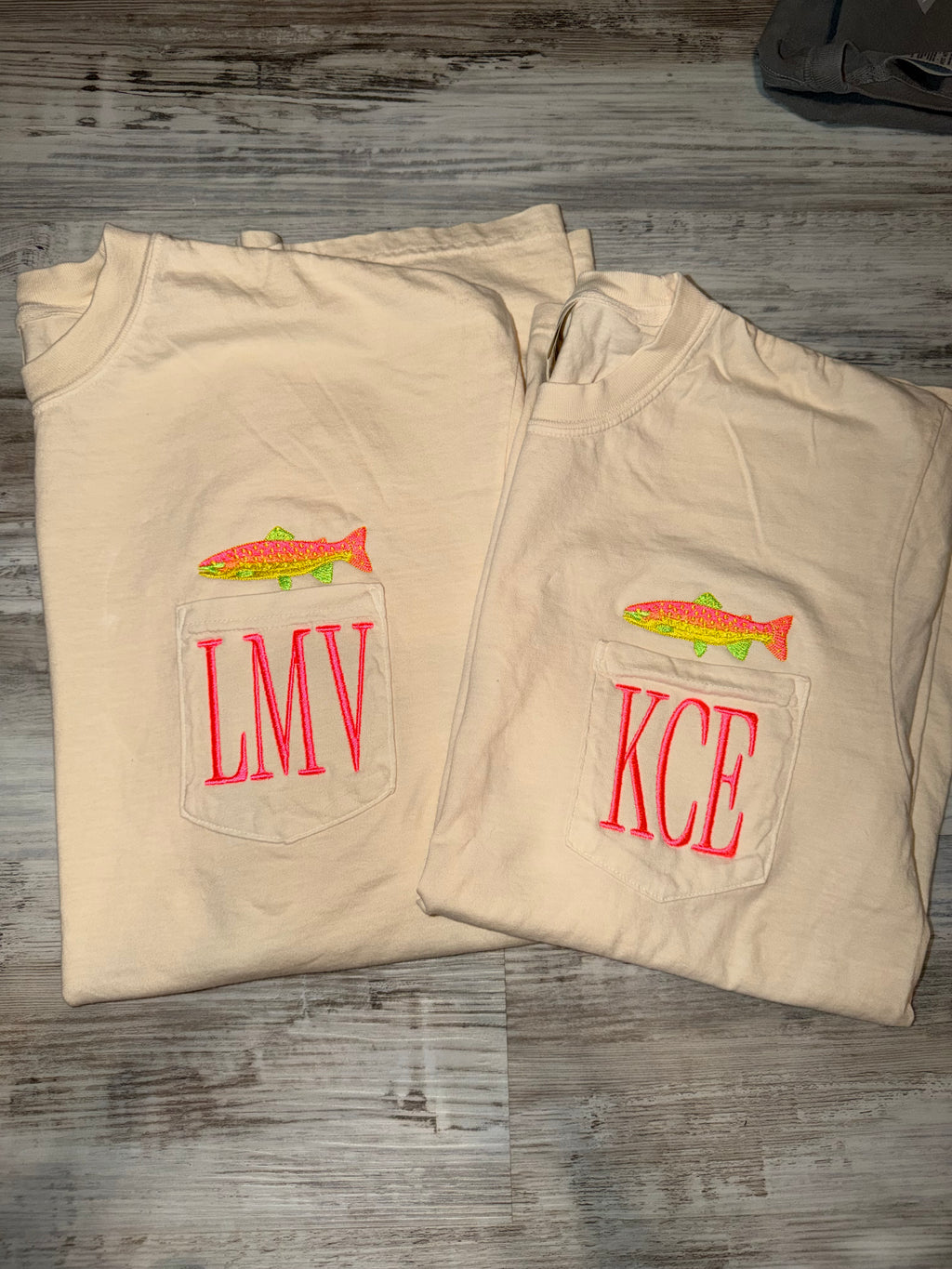 Neon Fish Pocket Tee