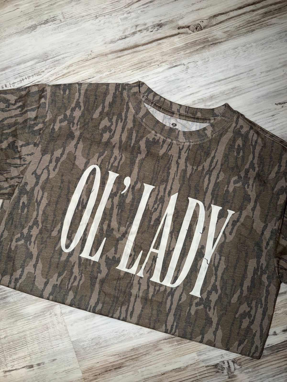 Ol’Lady Camo tee